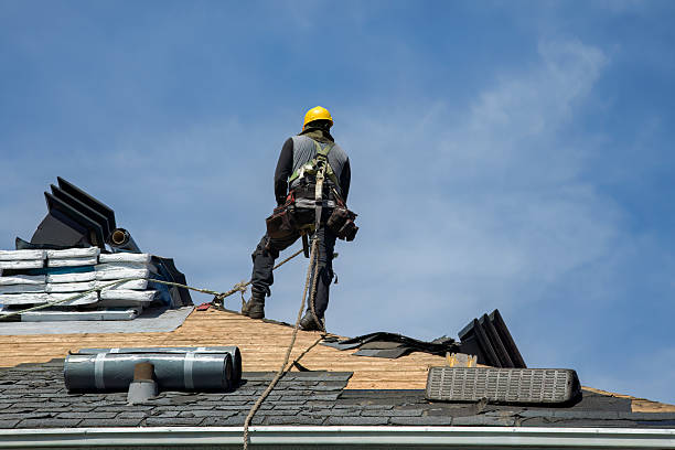 Professional Flat Roof Repair technician working in Oakland, NJ